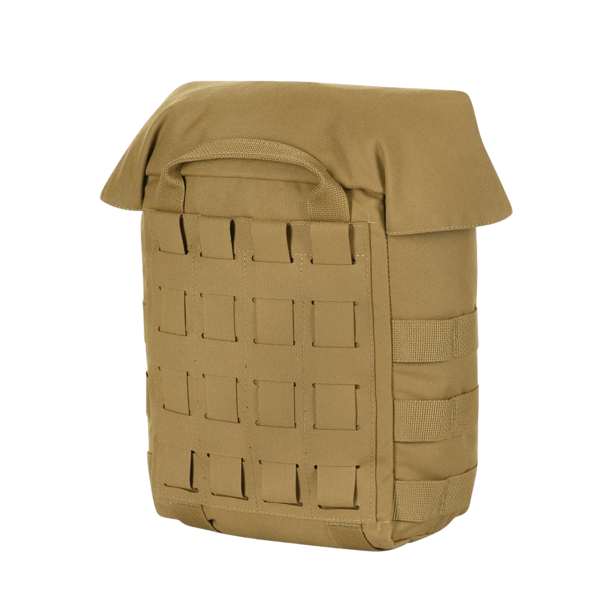 M-Tac Sukharka Gen.3 Pouch Cordura 500D:stä MOLLE-liitännällä, sivulta nähtynä.