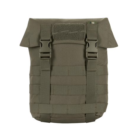 M-Tac Sukharka Gen.3 Pouch tukevasta Cordura 500D:stä fastex-lukituksella, edestä nähtynä, ihanteellinen sotilaskäyttöön ja säilytykseen.