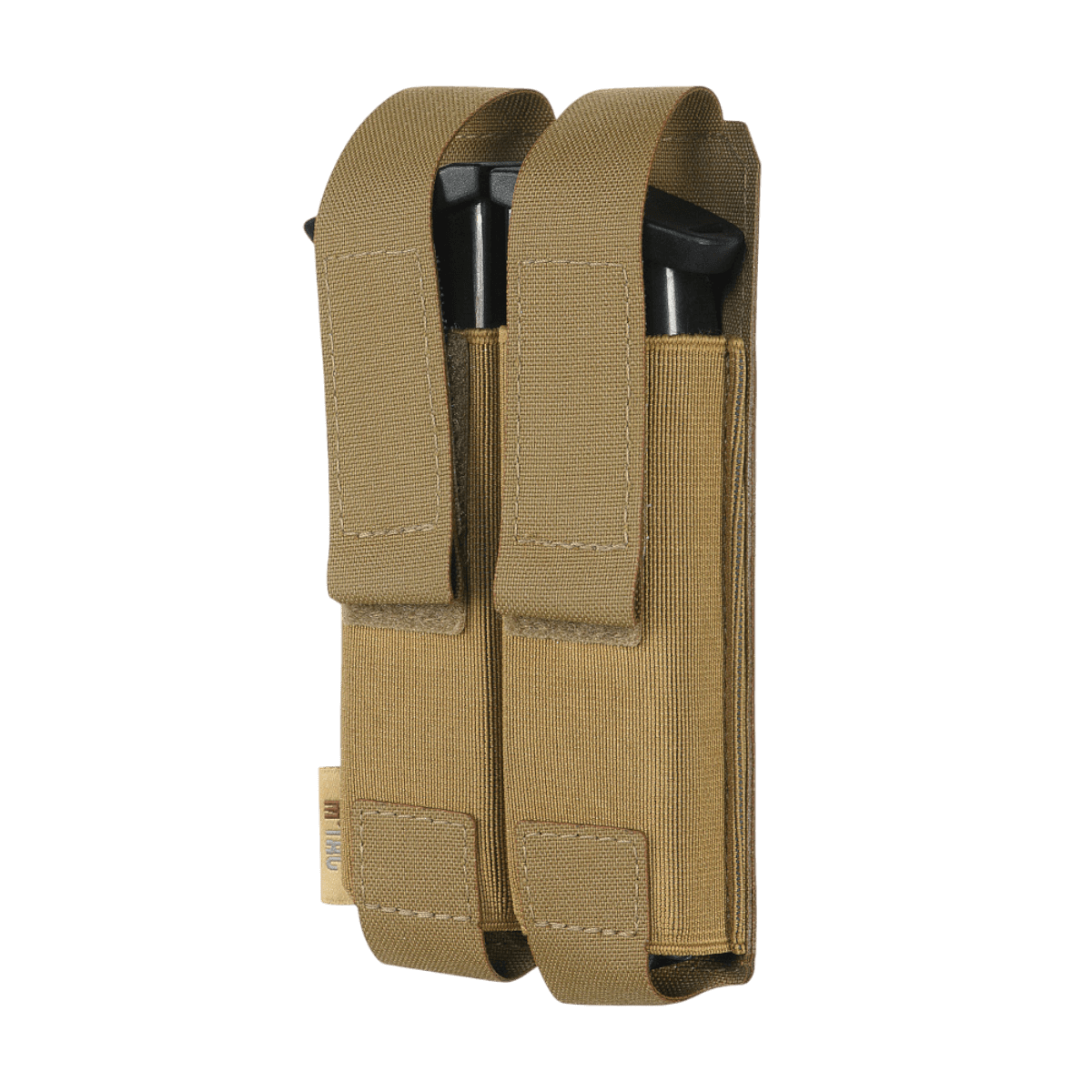 M-Tac Dobbeltlomme APS Laser Cut Gen. II | taktinen design kestävässä Cordura-materiaalissa kahden APS-magasiinin säilytykseen, galleria-asento 1.