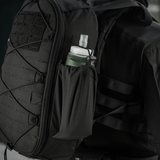 M-Tac STURM Elite -reppu sivutaskulla elastisesta Flex-materiaalista varusteiden säilytykseen, valmistettu Cordura-materiaalista.