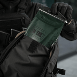 M-Tac STURM Elite -reppu taktiseen säilytykseen, näyttää Cordura-materiaalin ja toiminnalliset sivutaskut, sopii lyhytaikaisiin kenttäoloihin.