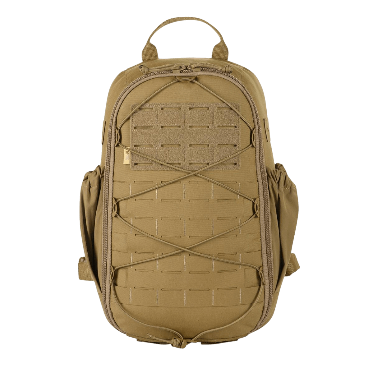 M-Tac STURM Elite -reppu taktiseen käyttöön, 15 litraa, Cordura, joustavat sivutaskut ja etu-MOLLE Laser Cut -paneeli.