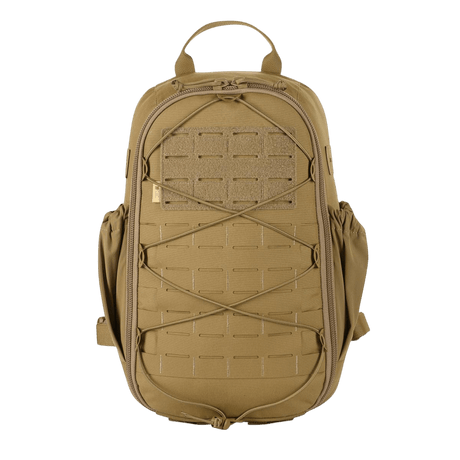 M-Tac STURM Elite -reppu taktiseen käyttöön, 15 litraa, Cordura, joustavat sivutaskut ja etu-MOLLE Laser Cut -paneeli.