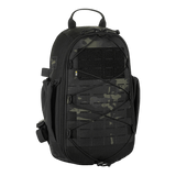 M-Tac STURM Elite -reppu — 15 l taktinen reppu laserleikatuilla MOLLE-etupaneeleilla ja joustavilla sivutaskuilla, sopiva kenttävarusteille.