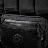 M-Tac Large Elite Gen.II -olkalaukku Cordura 500D:stä ja YKK-vetoketjuilla, sopii taktiseen käyttöön ja päivittäiseen varusteiden järjestelyyn.