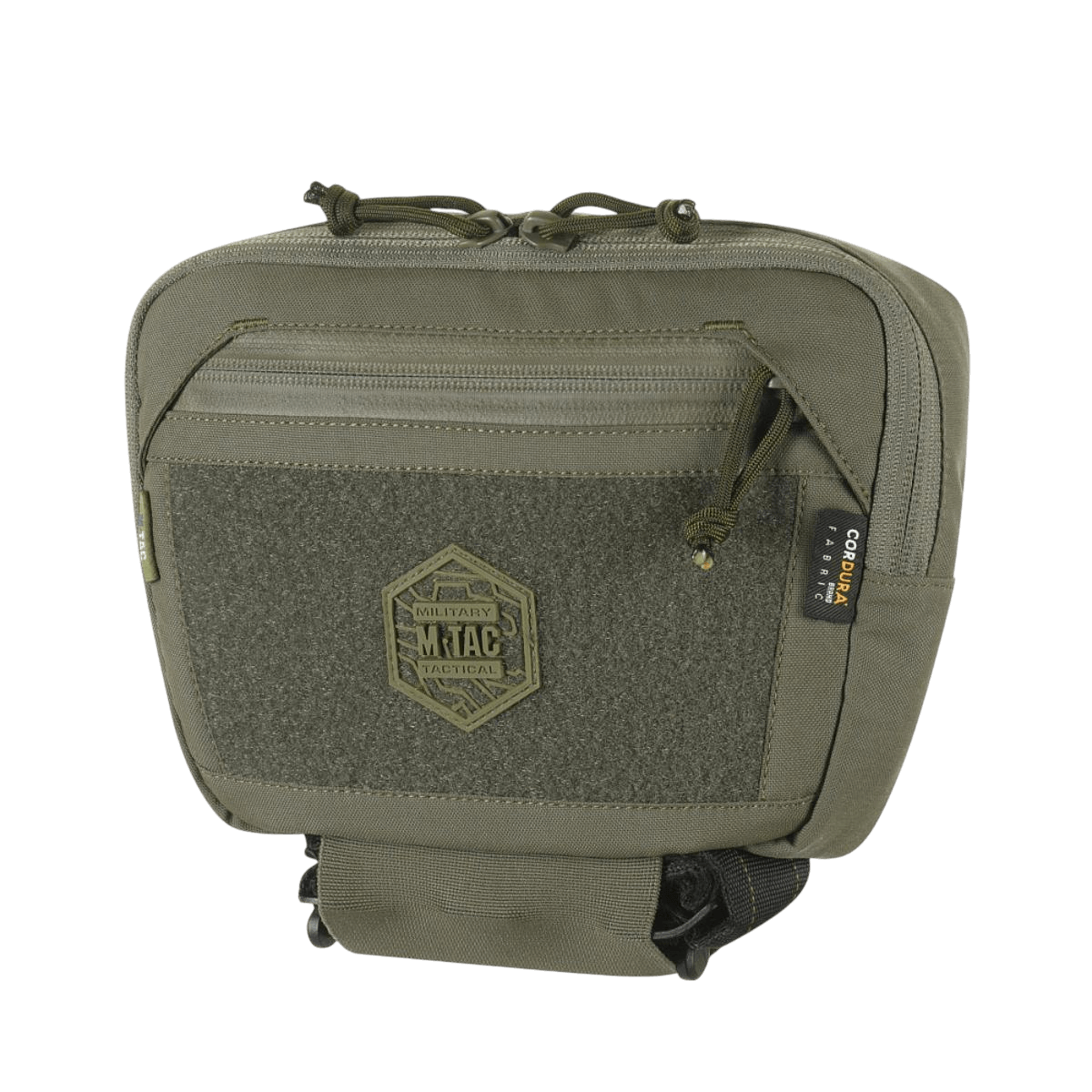 M-Tac Large Elite Gen.II -olkalaukku Cordura 500D ja YKK-vetoketjut, sopii taktiseen käyttöön ja varusteiden säilytykseen.