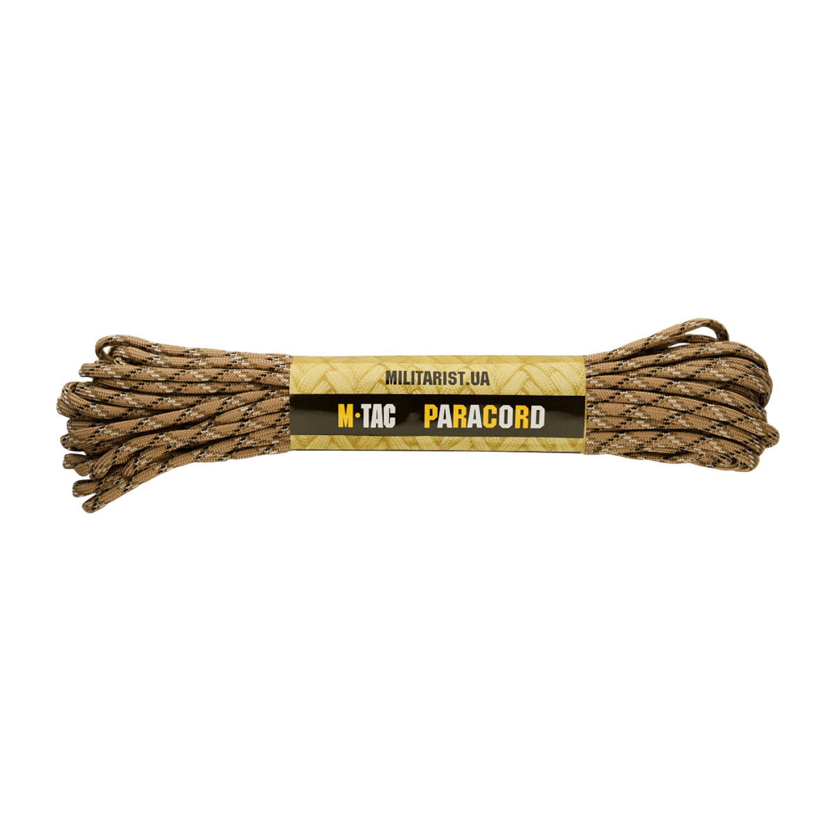 M-Tac Paracord 550 Type III 15 m vahva nailonköysi, sopii ulkoiluun ja hätäkäyttöön.