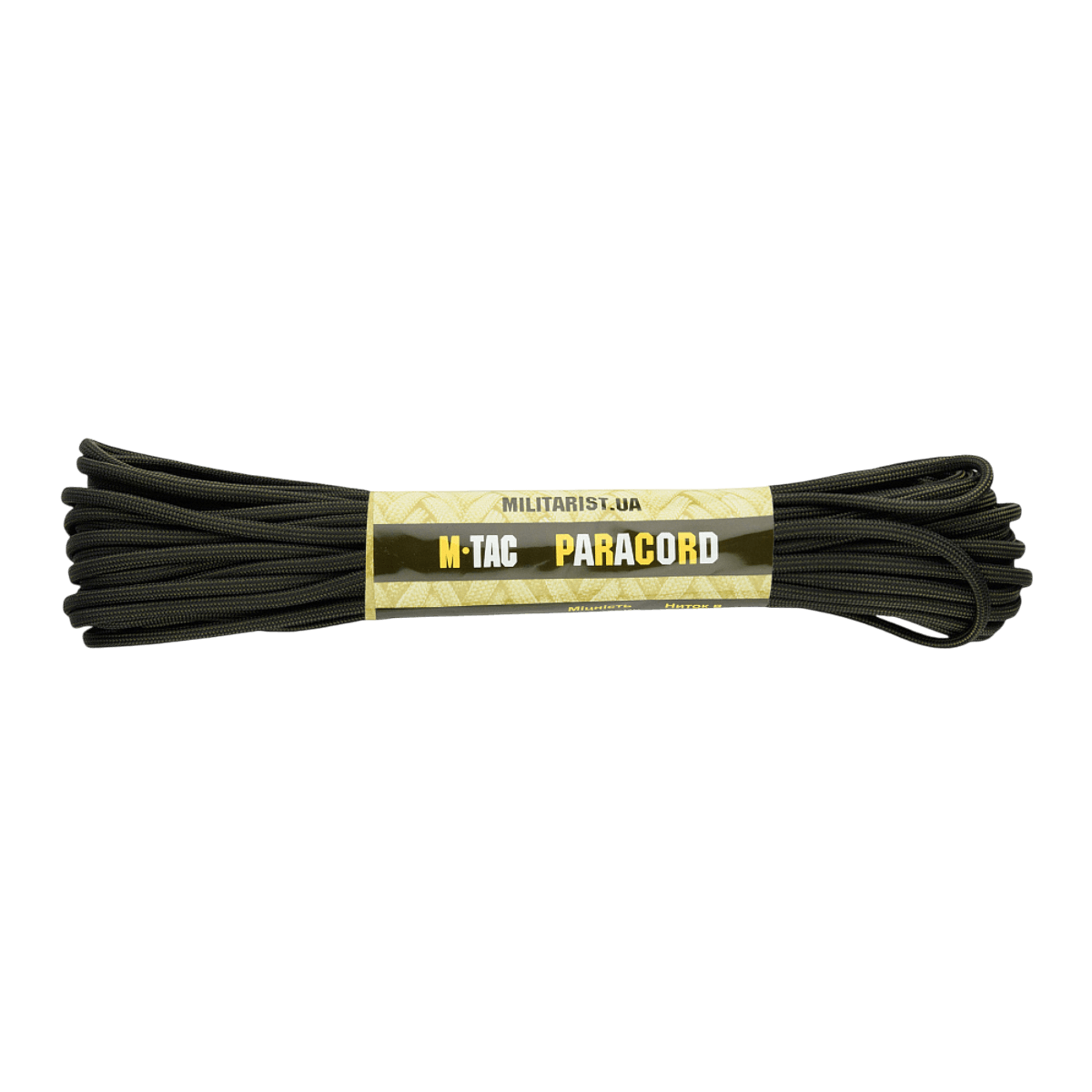 M-Tac Paracord 550 Type III 15 m vahva nailonköysi, sopii ulkoiluun ja hätäkäyttöön, vetolujuus 240 kg.