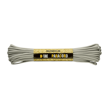 M‑Tac Paracord 550 Type III, vahva nylonköysi, 15 m pituus, halkaisija 4mm, murtolujuus 240kg, sopii retkeilyyn ja hätäkäyttöön.