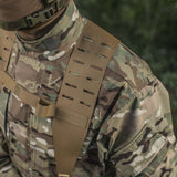 M-Tac olkahihnat taktiseen vyöhön Laser Cut kestävästä Cordura Squadron -materiaalista, suunniteltu raskaan varustuksen kantomukavuuteen, galleria-asento 1.