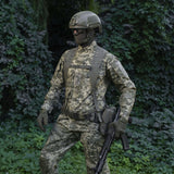 M-Tac olkahihnat taktiseen vyöhön Laser Cut Cordura Squadron -materiaalista, NIJ-sertifiointi, näkyy galleria-asennossa 1, toiminnallisuuteen painottaen.