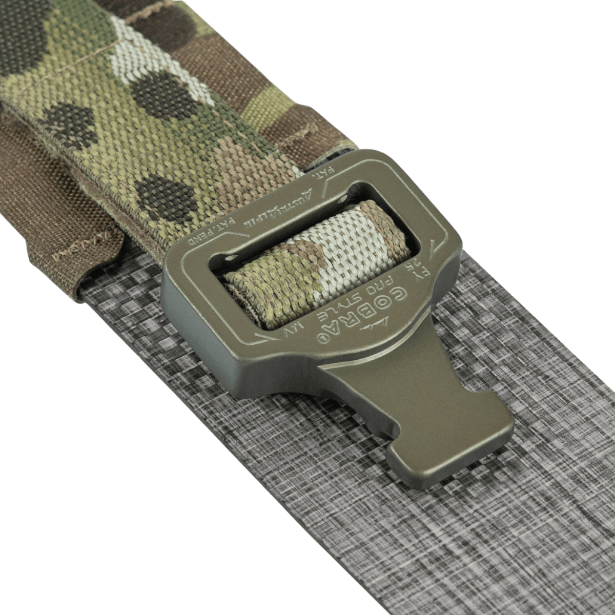 M-Tac Tiger Bælte Cobra Buckle multicam, voimakas Cobra-solki, suunniteltu taktisten varusteiden kiinnitykseen, galleria-asema 1.