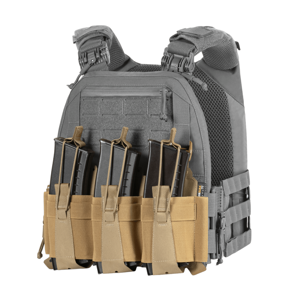 M-Tac etupaneeli Cuirass QRS Plate Carrier 3 lipasta elastisesta ja kestävästä materiaalista, NIJ-sertifiointi, galleria-asema 1.