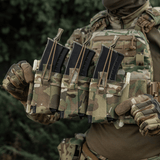 M-Tac etupaneeli Cuirass QRS Plate Carrierille, 3 lipasta, multicam, joustavilla nauhoilla, NIJ-sertifiointi, galleria, sijainti 1.