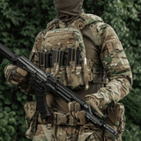 M-Tac etupaneeli Cuirass QRS Plate Carrier 3 lipasta elastisesta materiaalista, NIJ-sertifiointi, galleria-asema 1.