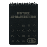 M-Tac Ecopybook Tactical – säänkestävä muistikirja, vedenkestävä, ruudutettu, sisältää sääsymbolit, sopii ulkokäyttöön.