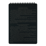 M-Tac Ecopybook Tactical – säänkestävä muistikirja, vedenpitävä ja kestävä, ruudutettu ja kulmamitta, sopii huonoon säähän.