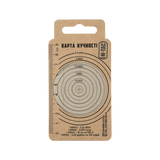 M-Tac Ecopybook Tactical Accuracy Shot Chart jäykässä vinyylipakkauksessa, mitta-asteikot ilmoitettu MOA ja MRAD.
