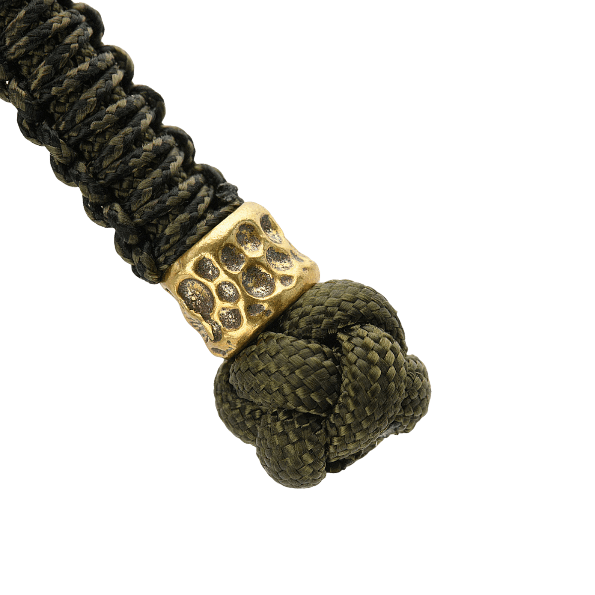 M-Tac Knife Lanyard Scandinavian Granule, punottu paracord-nauha, yksityiskohta.