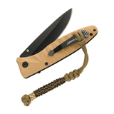 M-Tac Knife Lanyard Scandinavian Granule taittoveitselle punotulla paracord-mallilla, käytännöllinen lisävaruste nopeaan käyttöön ja persoonalliseen ilmeeseen.