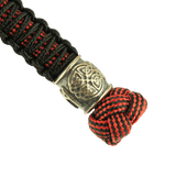 M-Tac Lanyard Scandinavian Mannaz paracord ja skandinaavinen koristehelmi, käytännöllinen veitsille ja taskutarvikkeille.