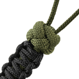 M-Tac Lanyard Scandinavian Small Chinese Knot naruilla ja koristehelmellä, valmistettu kierretystä paracordista tyylikkäisiin varusteisiin.