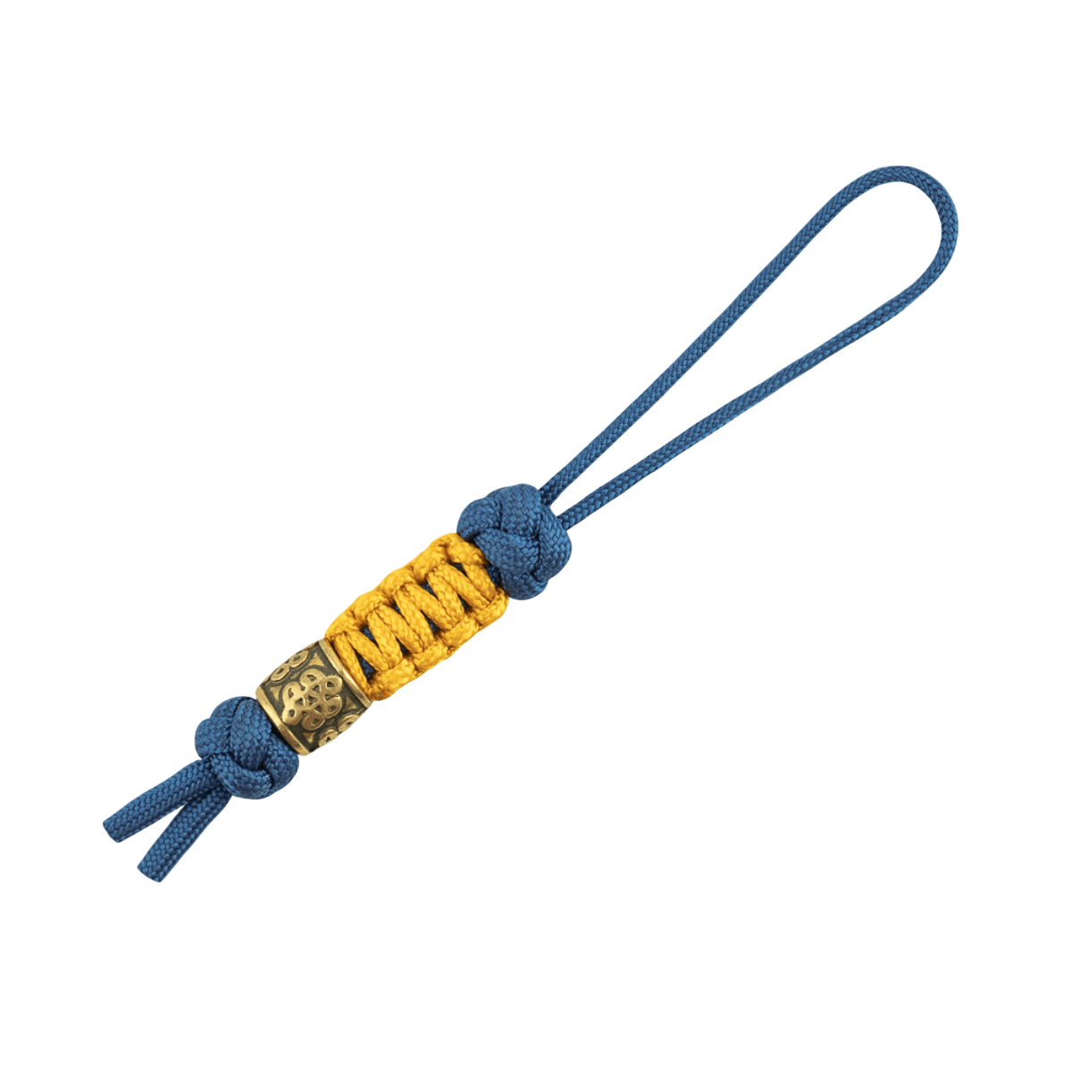 M-Tac Lanyard Scandinavian Small Chinese Knot punotulla paracordilla ja koristeellisella skandinaavisella perlellä veitsiin ja taskulamppuihin