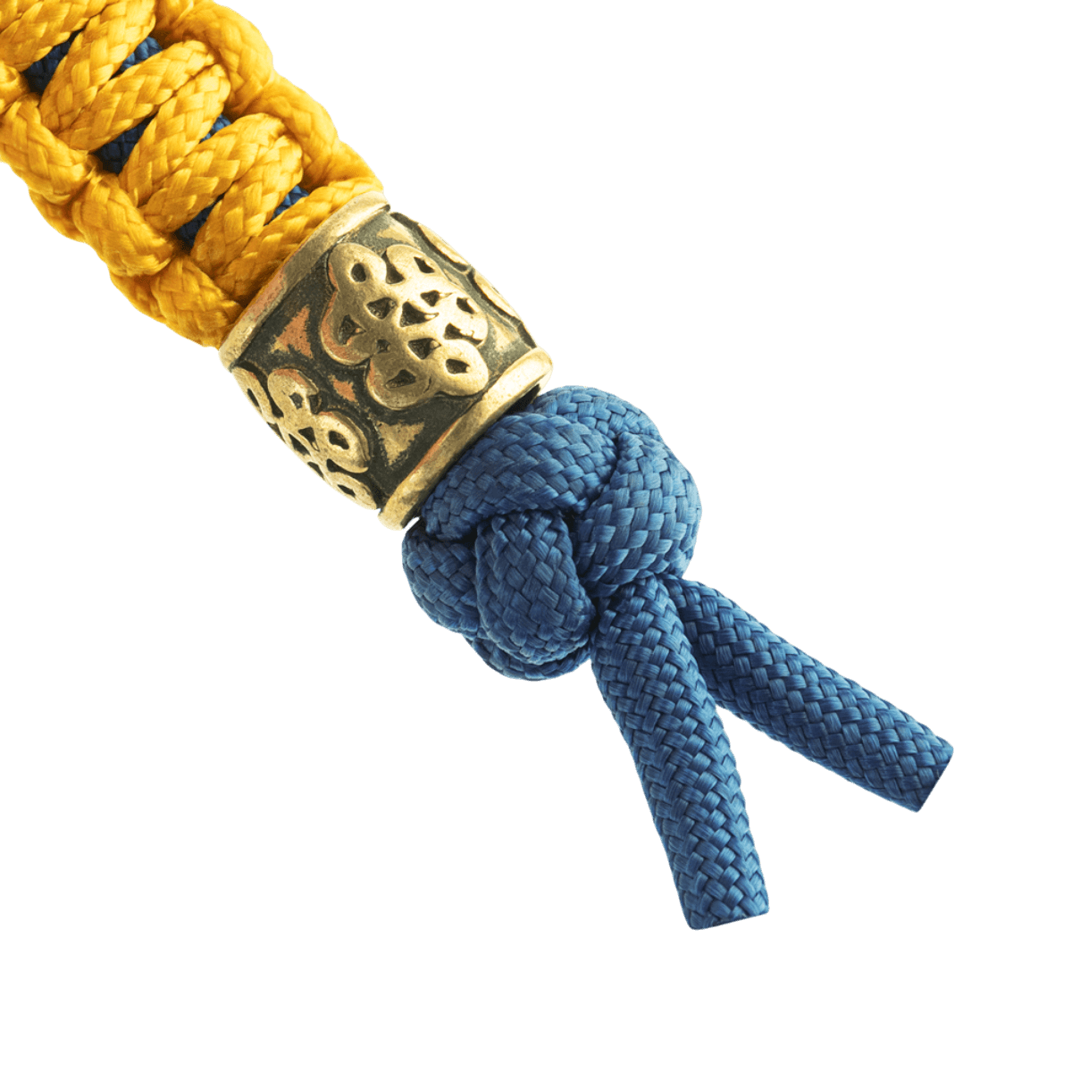M-Tac Lanyard Scandinavian Small Chinese Knot koristehelmellä ja punotulla paracord-mallilla. Täydellinen veitsille ja taskulampuille