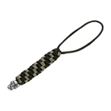 M-Tac Knife Lanyard Helix Skull punotusta paracordista kallodetaljilla, lisää tyyliä taskuveitsiin ja toimii kahvan jatkeena.