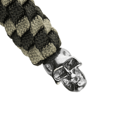 M-Tac Knife Lanyard Helix Skull punottu paracord skulptoidulla kallo‑designilla taskuveitsiin, lisää tyyliä ja toiminnallisuutta.