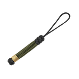 M-Tac Viper Cylindre Lanyard Stainless Steel koristetulla skandinaavisella helmellä kierretyssä paracordissa, lisää tyyliä ja toimivuutta.