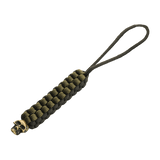 M-Tac Knife Lanyard Cuboid Skull punottu paracord koristetulla kallonmuotoisella helmellä, käytännöllinen lisävaruste veitsen kahvaan.