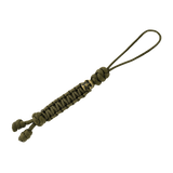 M-Tac Loopy Snake Skull Lanyard, punottu paracord 550, tyylikäs lisä veitselle tai taskulampulle, joustava ja kestävä, vihreä.