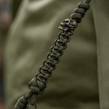 M-Tac Loopy Snake Skull Lanyard, punottu paracord 550 type III, tyylikäs ja kestävä lisäveitsi- tai pienten varusteiden lisävaruste.