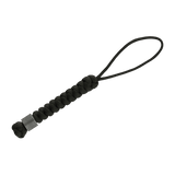 M-Tac Viper Lanyard Stainless Steel punotulla paracordilla ja ruostumattomalla teräshelmellä, tyylikäs lisävaruste veitsen kahvaan.