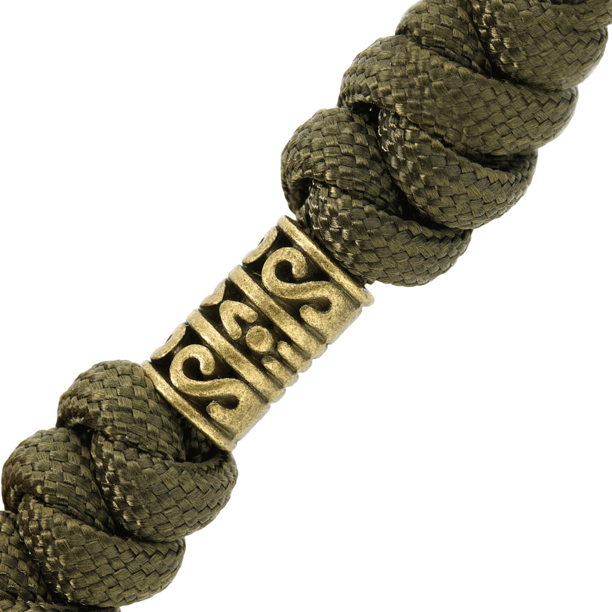 M-Tac Zeus Lanyard, punottu paracord ja koristeellinen muotoilu, joustava rakenne.