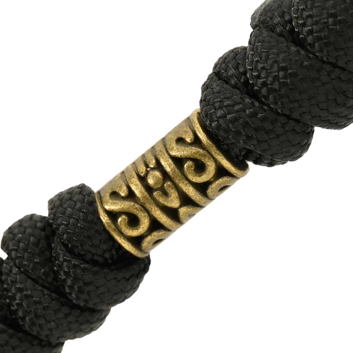 M-Tac Zeus Lanyard, punottu paracord messinkidetaljilla, ihanteellinen veitselle ja varusteille, tyylikäs ja joustava malli.
