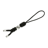 M-Tac Zeus Stainless Steel Lanyard, punottu paracord ja koristeellinen teräskuula, ihanteellinen nopeaan pääsyyn veitselle ja varusteille.