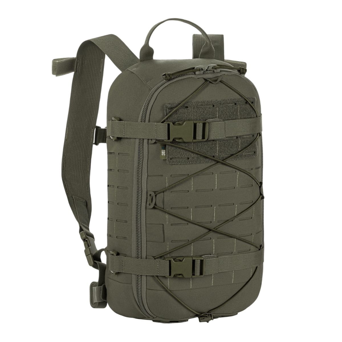 M-Tac Sturm Elite Gen.II Cordura ja MOLLE Laser Cut -järjestelmä sekä joustava nyöritys kenttävarusteille.