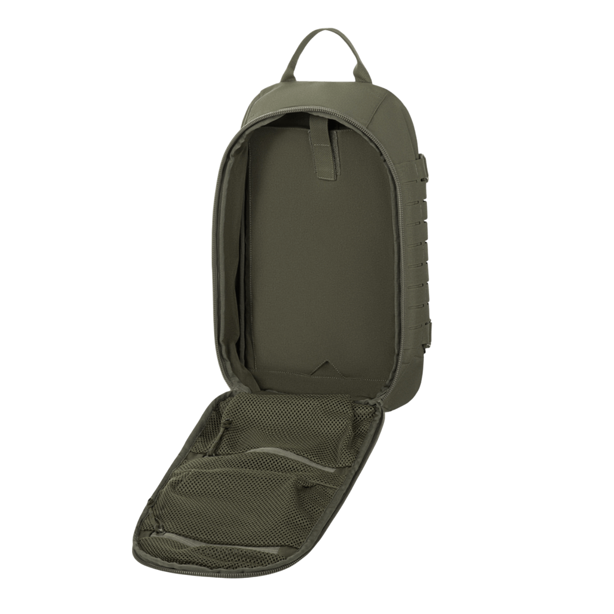 M-Tac Sturm Elite Gen.II avoin näkymä päätilasta ja verkkotaskuista, täydellinen kenttäselviytymiseen ja varusteiden hallintaan.