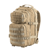 M-Tac Assault Pack reppu MOLLE-järjestelmällä, ihanteellinen kaupunkikäyttöön tai lyhyemmille vaelluksille. Mukavat pehmeät olkahihnat, 20 L tilavuus.