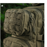 M-Tac Large Assault Pack Laser Cut -reppu, MOLLE-järjestelmä ja vetoketjutaskut