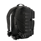 M-Tac Large Assault Pack -reppu, musta, MOLLE-järjestelmä ja pehmustetut olkahihnat