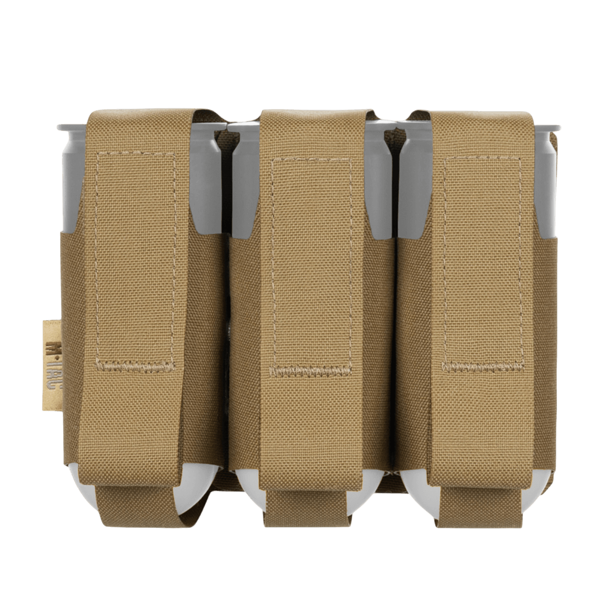 M-Tac kotelo 3 VOG-kranaatille turvalliseen säilytykseen 40 mm kranaateille MOLLE Laser Cut -järjestelmällä, valmistettu Cordura Squadronista.