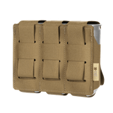 M-Tac kotelo 3 VOG-kranaatille MOLLE-järjestelmällä 40 mm VOG-25 -kranaattien turvalliseen säilytykseen, Cordura-materiaali, ruskea.