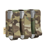 M-Tac kotelo 3 VOG-kranaatille MOLLE Laser Cut -järjestelmällä turvalliseen VOG-25 -kranaattien säilytykseen, Cordura-materiaali.