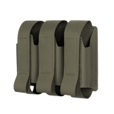 M-Tac-tasku 3 VOG-kranaatille, vihreä Cordura-kangas, MOLLE Laser Cut -järjestelmä 40 mm kranaattien turvalliseen säilytykseen.