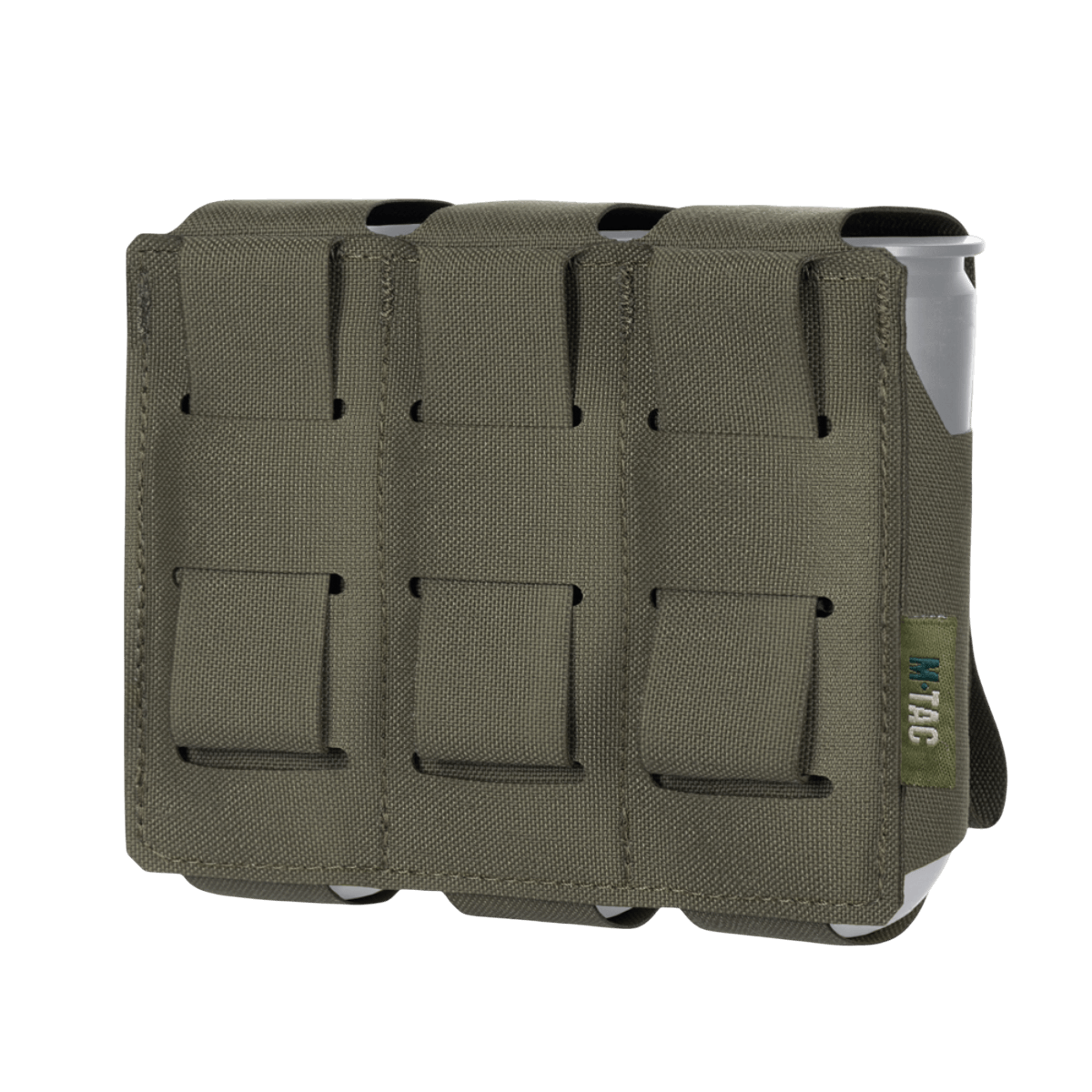 M-Tac pouch 3 VOG-kranaatille, MOLLE Laser Cut -järjestelmä, Cordura, turvallinen säilytys ja helppo kuljetus VOG-25 40 mm kranaateille.