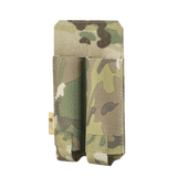 M-Tac Double Magazine Pouch APS Laser Cut kevyt Cordura, kahdelle APS-lipakselle. MOLLE-kiinnitys, elastinen varmistus. Camouflage-malli.