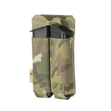 M-Tac Double Magazine Pouch APS Laser Cut Cordurasta kahdelle APS-lippaalle, kevyt ja kompakti, elastinen varmistus.